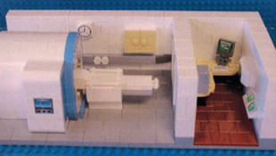 Lego model of an MRI machine